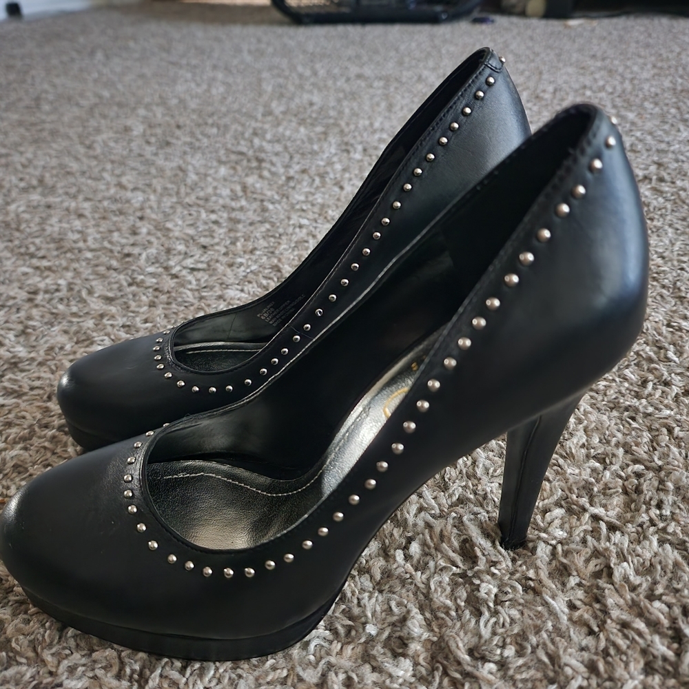 BCBG Paris Studded Platform Stiletto